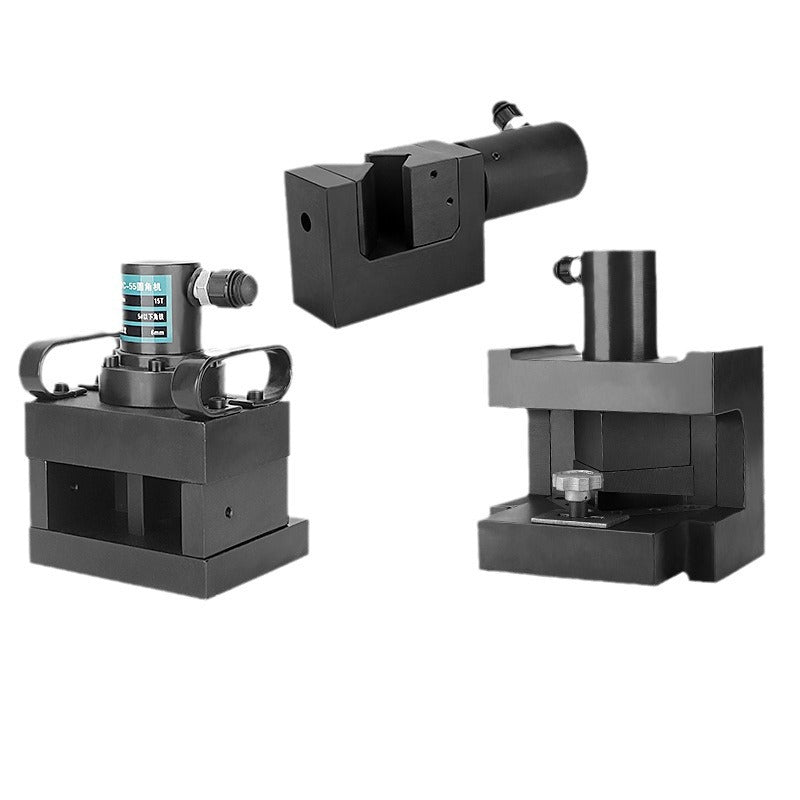 Angle iron processing machine Angle cutting machine Angle steel cutting multi-kinetic energy three-in-one inverted arc angle hydraulic bending machine chamfer punch