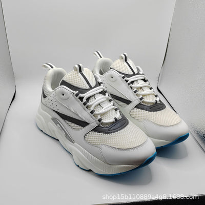 new arrival d-brand premium b22 sneakers - lace-up, color block, all-season, couple's shoes - direct from export factory, running shoes