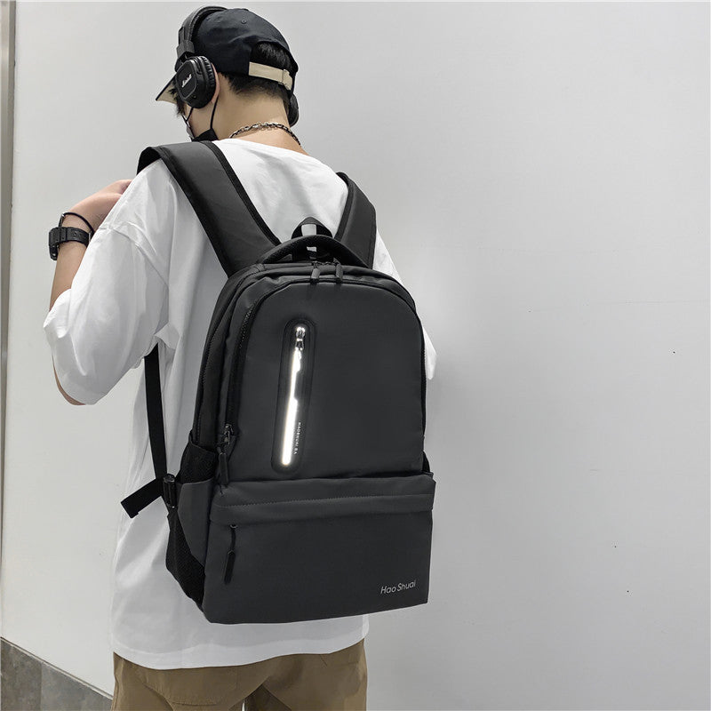 New trendy brand backpack men's backpack large-capacity leisure sports travel bag college student computer bag schoolbag