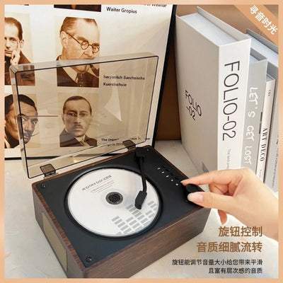 High-fidelity original cd player album player universal bluetooth speaker rechargeable all-in-one unit