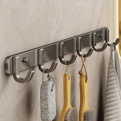 Hook without punching, strong load-bearing adhesive wall entrance door coat hook bathroom towel rack kitchen door back hook