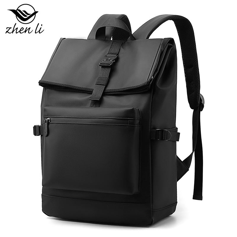 Cross-border casual backpack Men's business trip travel bag Large capacity computer backpack Lightweight college student schoolbag wholesale