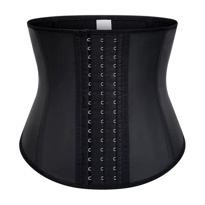 9 steel frame latex three-breasted abdominal belt cross-border latex waistband tight body shaping abdominal belt for women