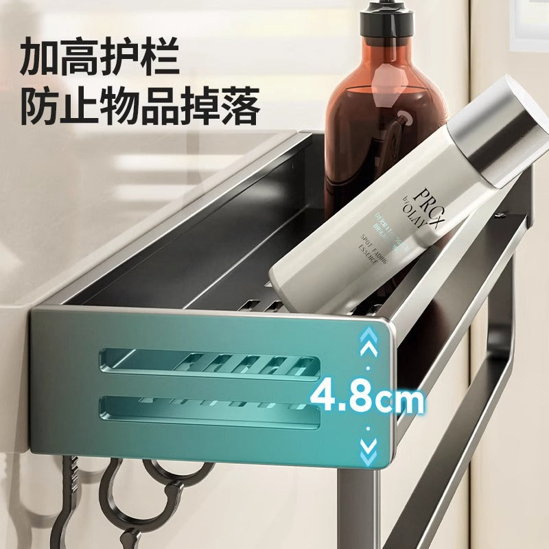 No punching gun ash toilet rack bathroom washstand No punching wall mounted toilet toilet storage rack