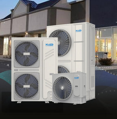 Midea 5 hp central air conditioner inverter ceiling cassette ducted system multi-unit mdv-120w/dn1-fit(e1)