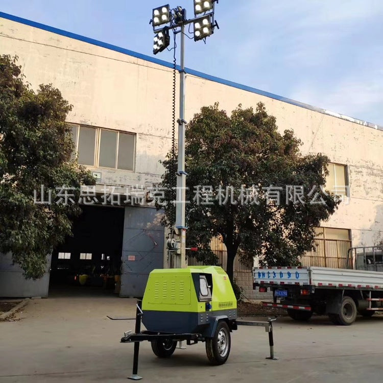 Winch 7m/9m emergency mobile lighting truck, flood control and disaster relief lifting emergency lighting 5m engineering lighting