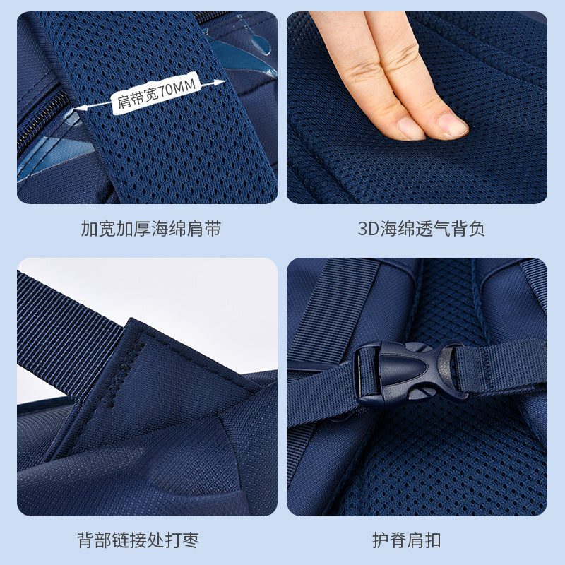 New primary school school bag Korean version of casual children's bag 1-3-6 grade side refrigerator student backpack