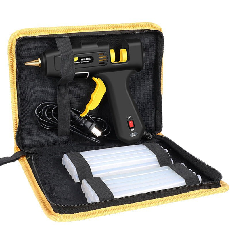 Deli hot melt glue gun handmade large household hot melt tape glue stick industrial grade electric melt glue gun tool DIY artifact