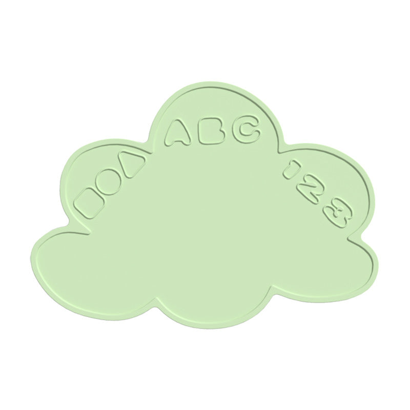 Customized Christmas tableware set, Christmas children's gifts, special silicone dinner plate for infants, complementary food bowl, learning drink cup