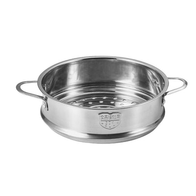Stainless steel 304 steamer steamed buns kitchen utensils 18/20/22cm snow flat pot matching steamer manufacturer wholesale