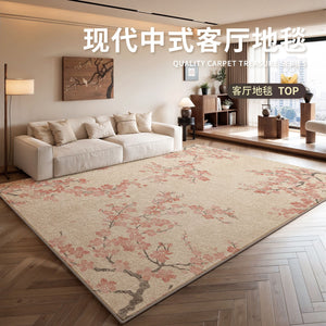 New chinoiserie carpet living room new arrivalchinese ancient style home carpet no-wash wipeable waterproof anti-fouling bedroom floor mat