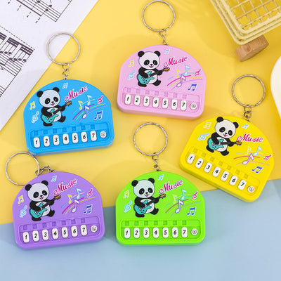 Mini pocket piano kids electronic keyboard - playable, light-up, creative, high-value keychain charm toy