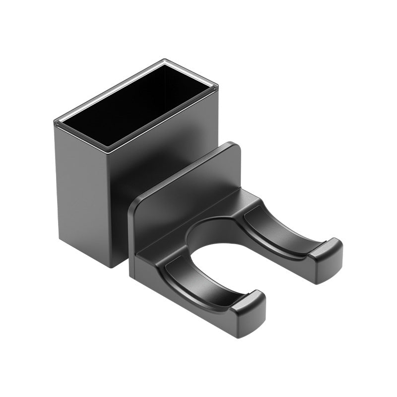 Space aluminum hair dryer rack, no punching, lazy hair dryer bracket, wall hanging, wall storage artifact