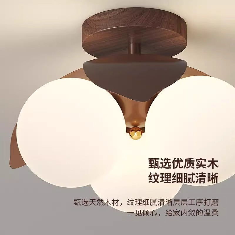 Medieval style bedroom main light study children's room LED ceiling light advanced French retro room restaurant lighting