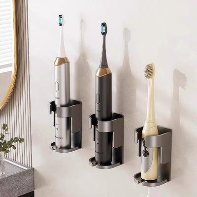 Electric toothbrush holder toothbrush storage rack bathroom wash no punching wall hanging wall toothbrush storage rack bottom base