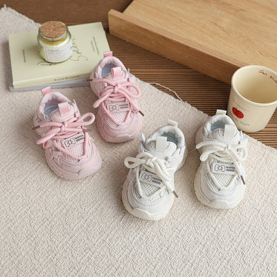 Vancahao kids' fashion chunky sneakers - spring/autumn new collection - lightweight casual running shoes for girls - versatile athletic shoes