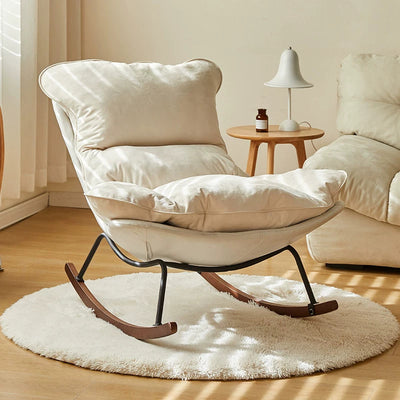 Lazy sofa single balcony lounge chair for homecasual living room accessible luxury leisure chair popular adult nap rocking chair