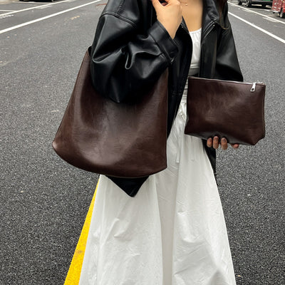 New arrival large-capacity mother-in-law bag sense of designfall and winterbest sellingcasualfashion shoulder bagaccessible luxury texture tote bag
