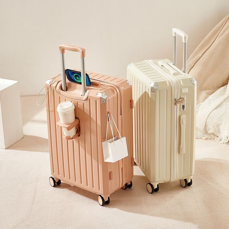 New multi-functional suitcase, small 20-inch boarding case, universal wheel trolley case, high-value men's and women's suitcase