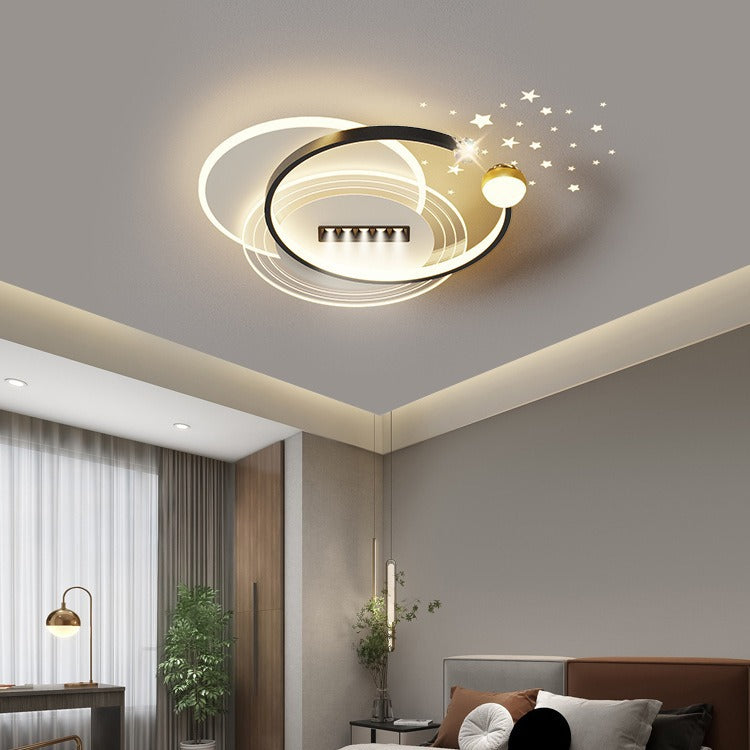 Whole house smart ceiling light spotlight 2024 new living room atmosphere main chandelier bedroom modern simple star lamp