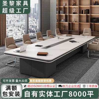 Saint li office executive desk conference table meeting room table and chair set furniture large employee training table