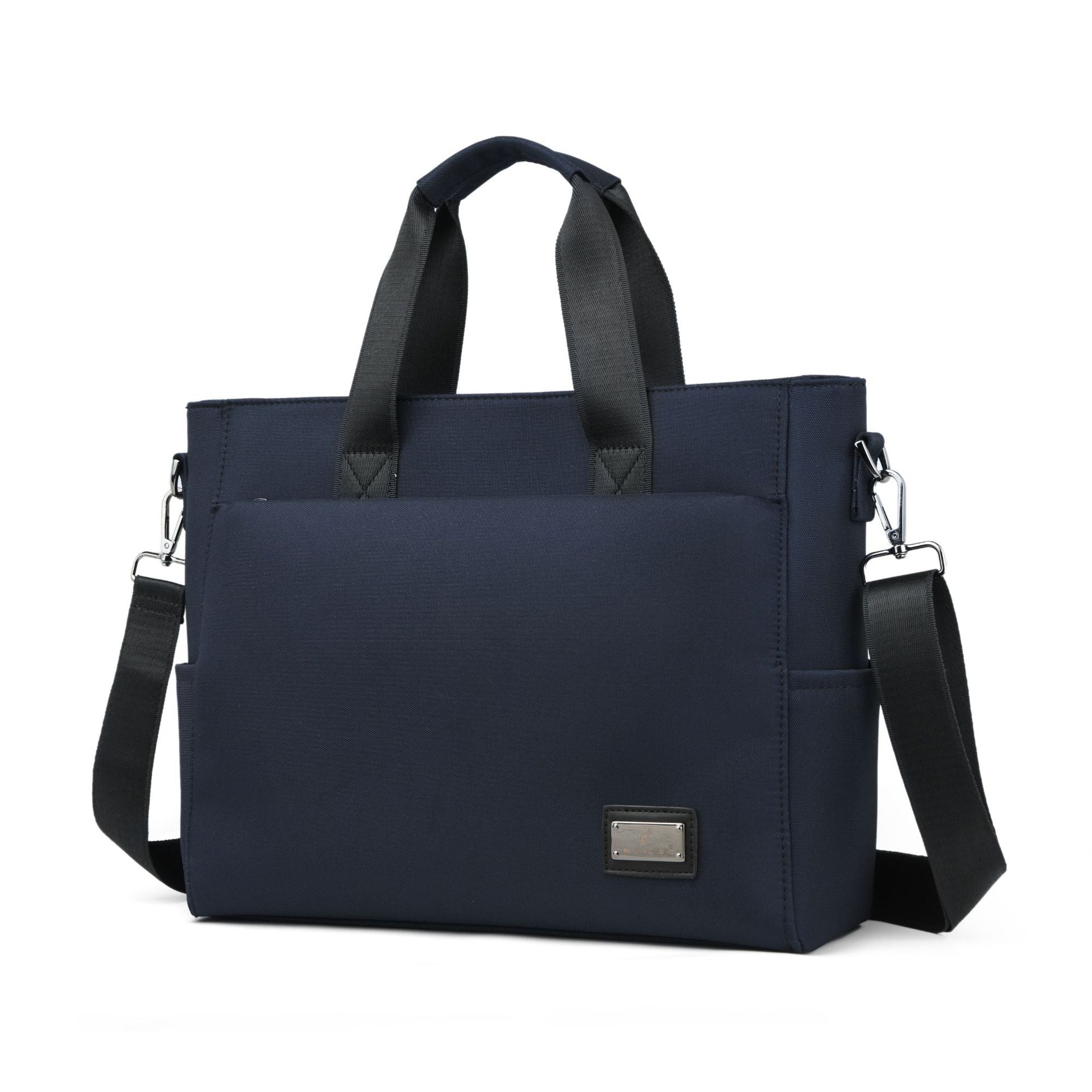 New men's fashion trend handbag large capacity high sense briefcase business bag laptop bag