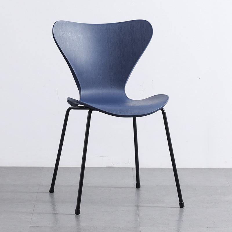 Nordic chair ins Internet celebrity light luxury home backrest dining chair desk simple modern backrest stool casual plastic