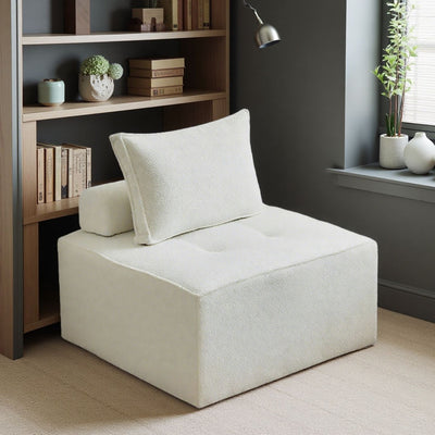Same-day delivery module block sofa living room sofa chair free combination simple modern cream cat claw leather tofu block