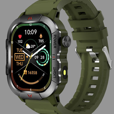 outdoor sports 3atm waterproof c28 smart bracelet watch 2.02inch - flagship edition with bluetooth calling and heart rate monitoring