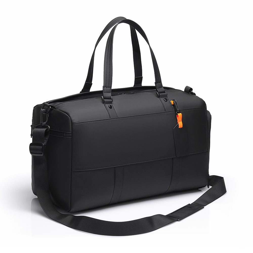 New stylish and simple travel bag, independent shoe compartment bag, shoulder messenger bag, wet and dry separation, short trip fitness bag