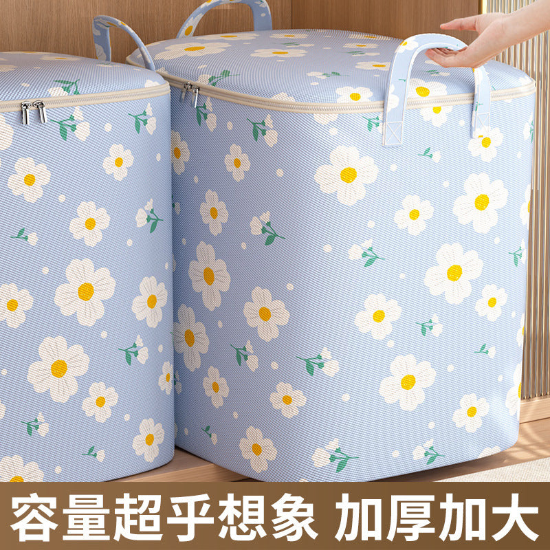Quilt storage bag, quilt packing and finishing, household large-capacity waterproof and moisture-proof clothes, clothing moving and packing artifact
