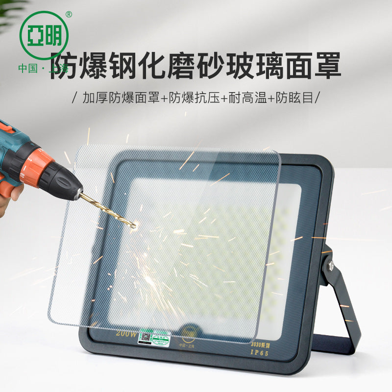 Yaming Lighting LED Outdoor Waterproof Outdoor Lighting Garden Exploration Street Light Engineering Industrial Workshop Spotlights