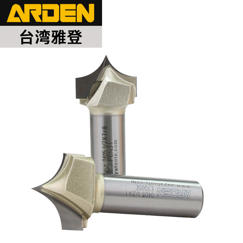 雅登尖嘴雕刻刀木工铣刀电木铣开槽刀具修边机刀头雕刻机锣刀镂铣