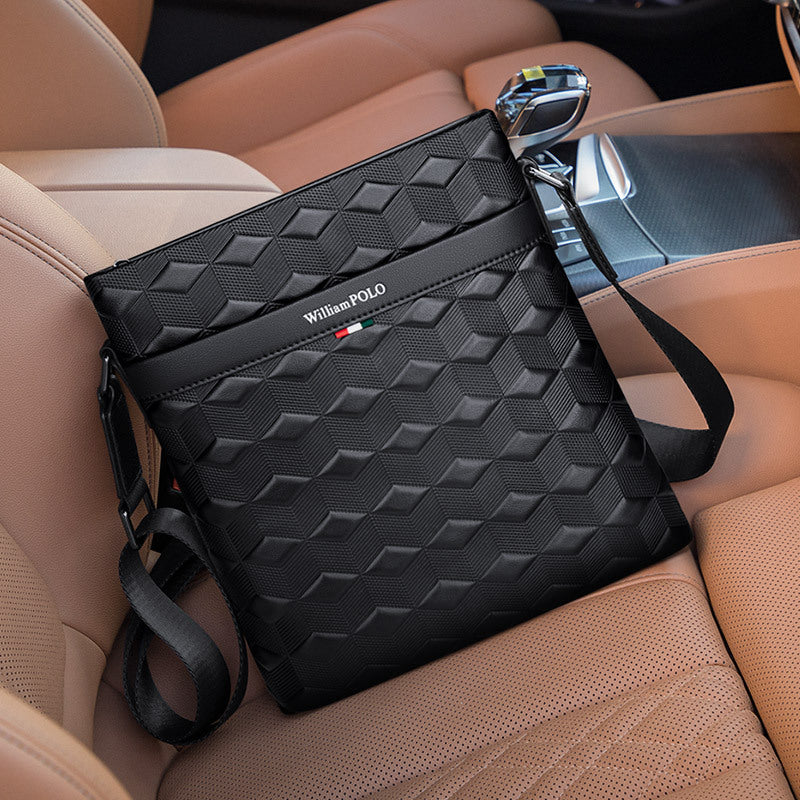 Emperor Paul Leather Crossbody Bag Men's Shoulder Bag Men's Bag 2024 New Lightweight Multifunctional Commuter Bag