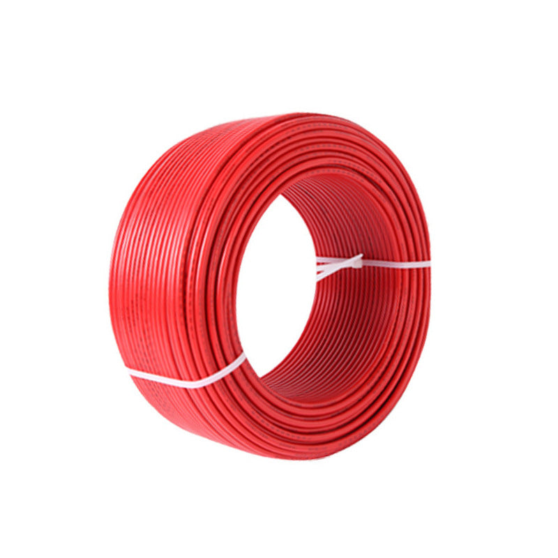 Pearl River wire low smoke halogen-free BYJ2.5/4/6 square household single strand flame retardant fire-resistant national standard copper wire