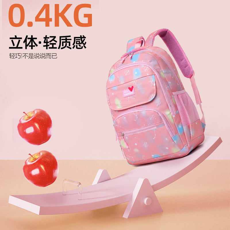 New schoolbag wholesale primary school backpack light spine protection large capacity cartoon backpack grade 3-6