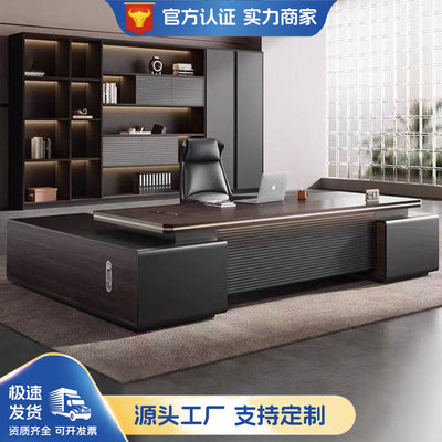 E0 environmental-friendly accessible luxury boss office desk and chair combination casual modern president room classy furniture manager supervisor table