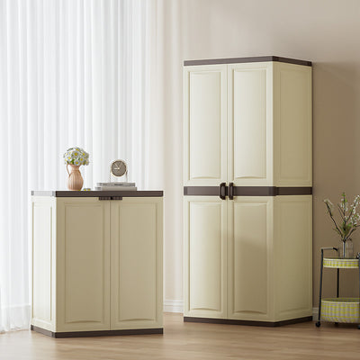 Double-door wardrobe for kids and adults, simple thickened for home storage cabinet, hanging wardrobe, storage cabinet, baby wardrobe