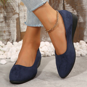 Springnew arrival pointed toe women's shoes fashionexportplus sizeflats wedge heel flats women's beanie shoes sports casual shoes women
