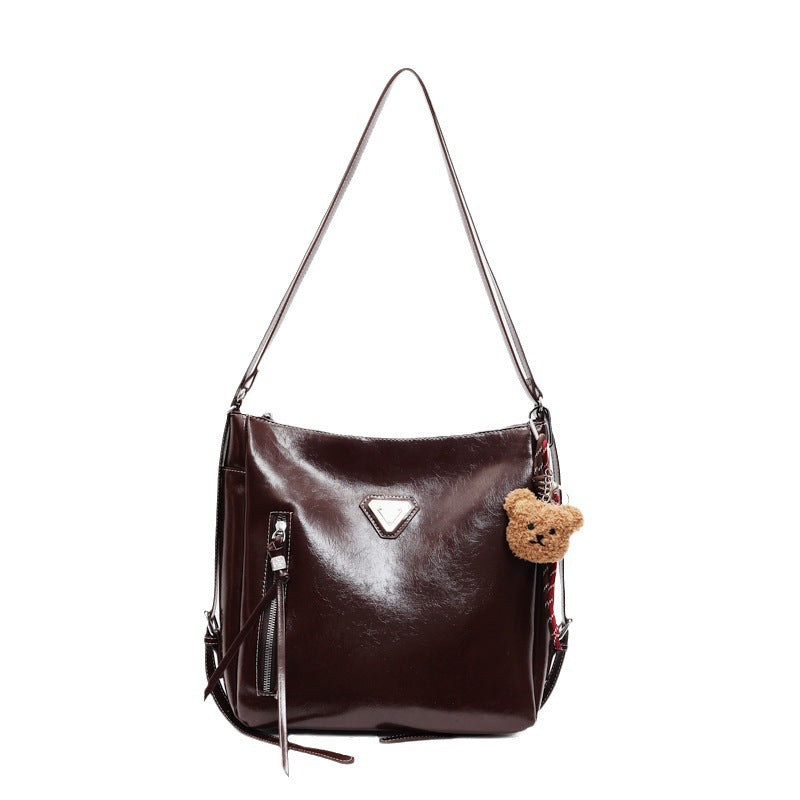 Foreign trade large-capacity tote bag 2025 new women's shoulder messenger bag backpack European and American style commuter bag women