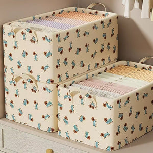 Clothes storage box for home wardrobe drawer type pants clothing storage box foldable with steel frame storage basket handy gadget