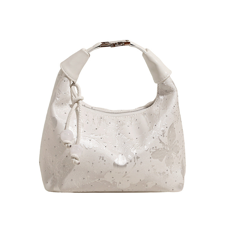 New Chinese style national style portable small bag women's 2025 summer new bento bag design sense personalized commuter messenger bag