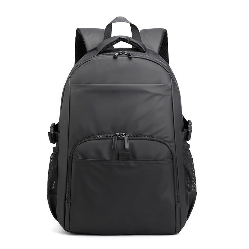 New Men's Nylon Backpack Casual Simple Student Backpack Light Business Large Capacity Computer Backpack