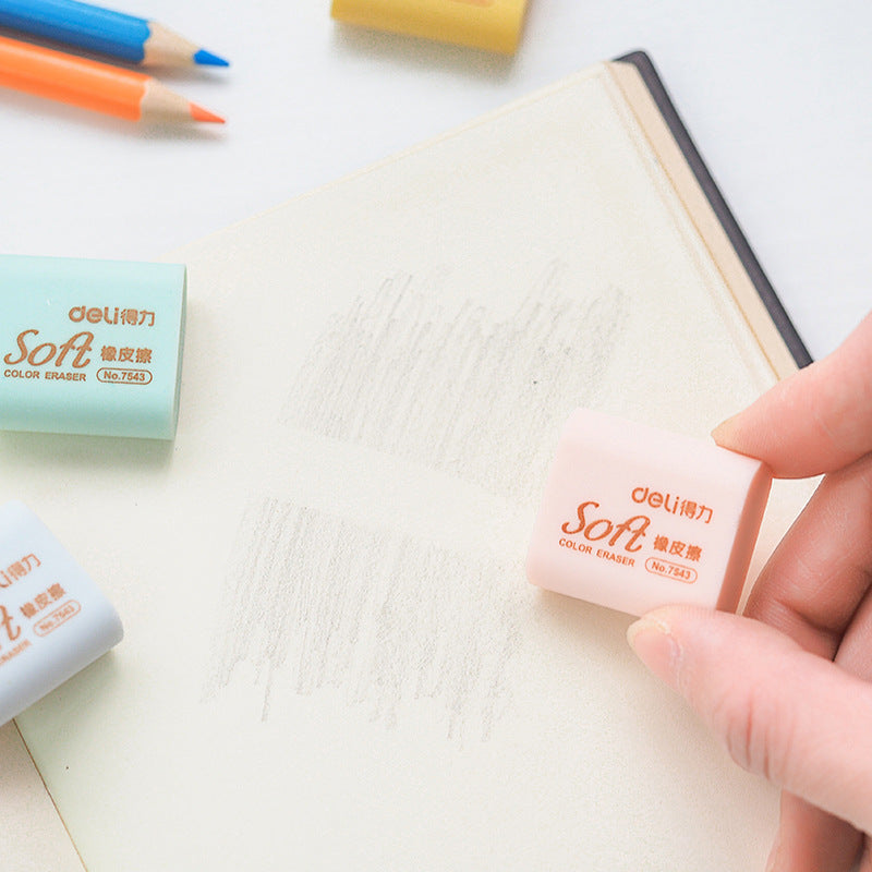 Deli 7543 Sketch Pencil Eraser Fresh Eraser Student Exam Drawing Wipe Clean Eraser
