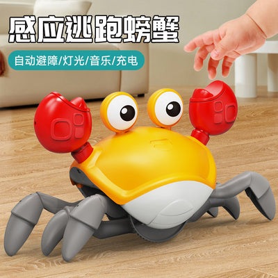 new product automatic escape crab toy electric sensor kids infants 0-3 years old male and female babies learning to crawl