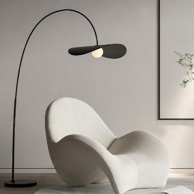 Hat floor lamp french modern minimalist living room sofa bedroom study retro unique fishing light designer lamp