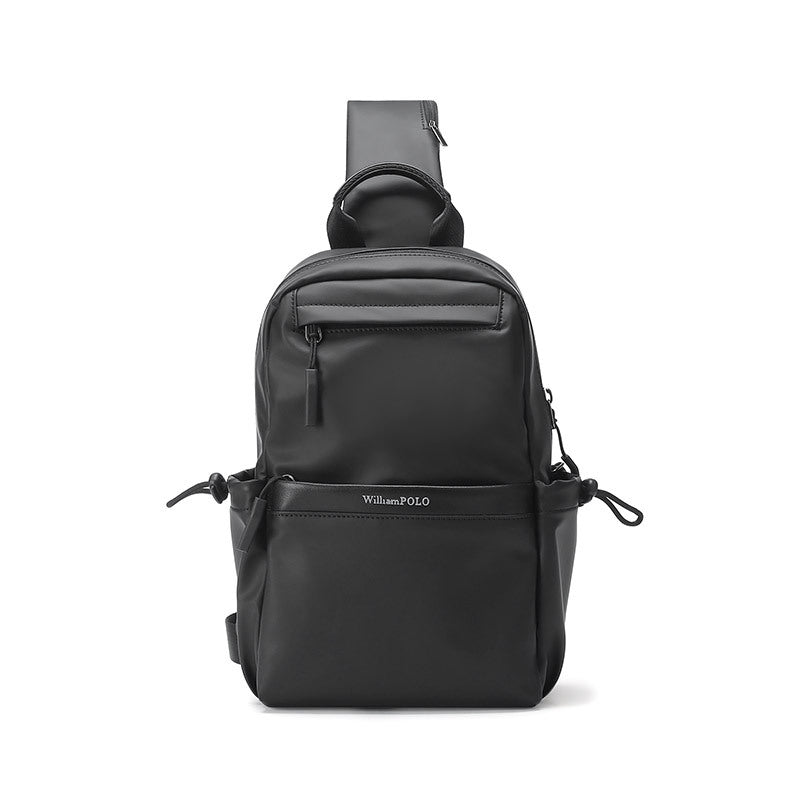 Emperor Paul Men's Shoulder Bag Stylish and Simple Chest Bag Large Capacity Commuter Casual Messenger Bag Waterproof Men's Bag