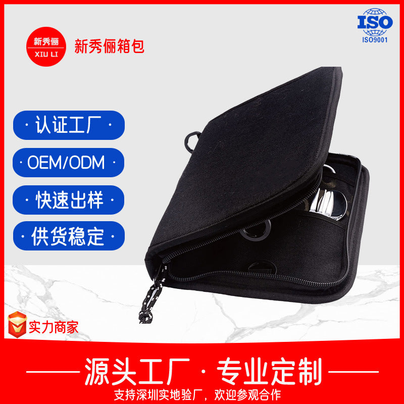 Outdoor camping cookware tableware storage bag Camping barbecue tableware storage bag Storage box Multifunctional large capacity