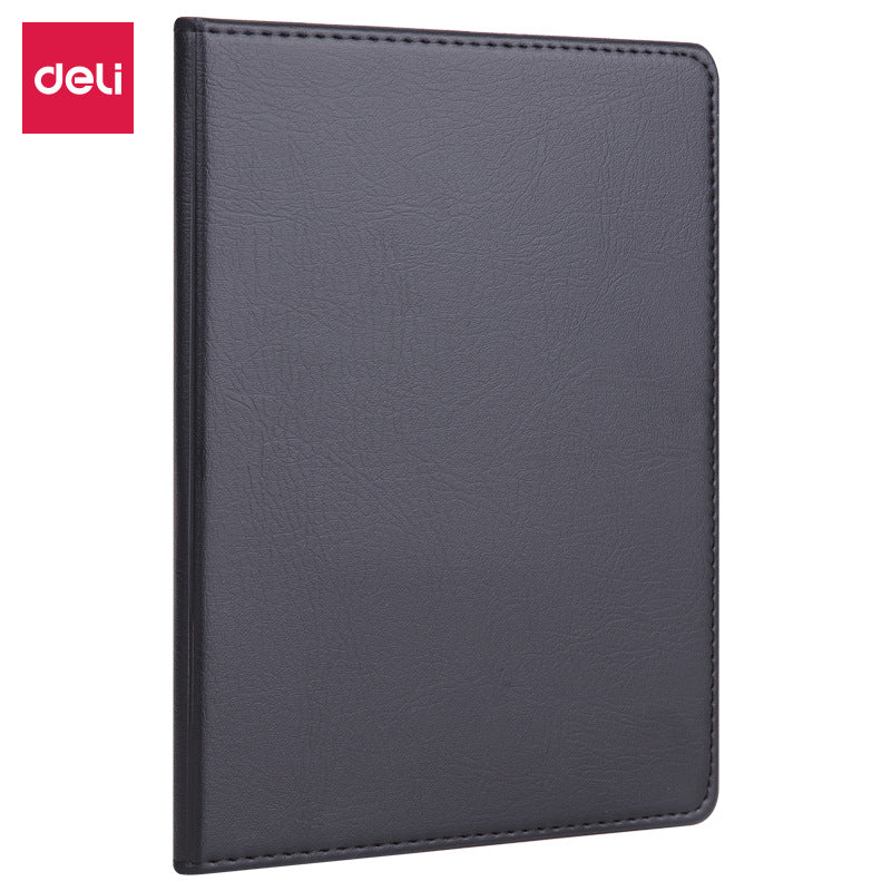 Deli 7901 business leather book super cost-effective 25K notepad notebook PU book 80 pages notebook wholesale