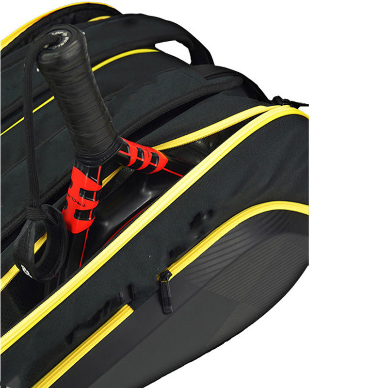 Badminton racket bag 4 tennis racket shoulder bag competition training oblique span Peak racket tennis racket bag customization